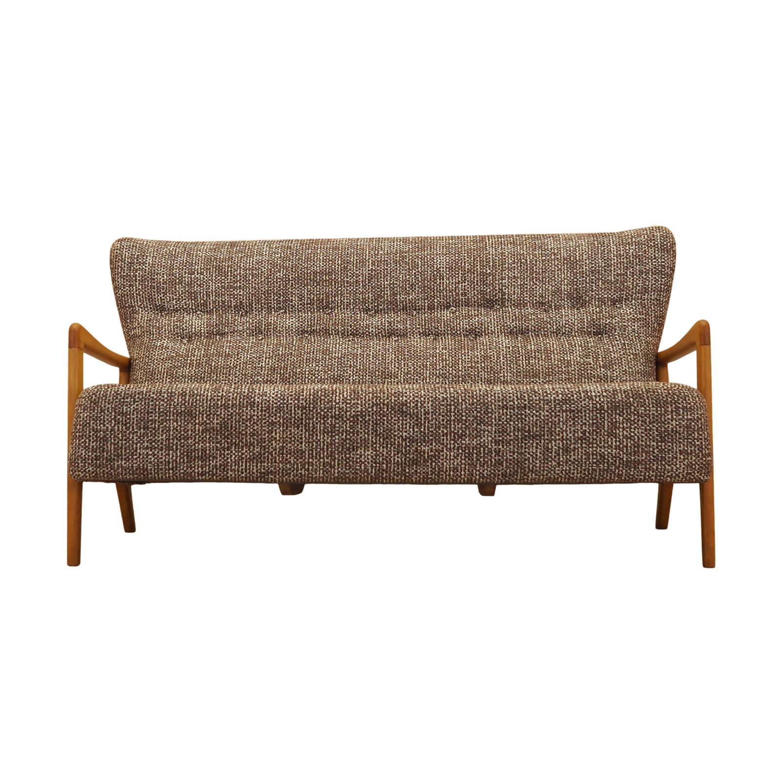 Beech Sofa, Danish Design, 1960s, Manufacturer: Fritz Hansen