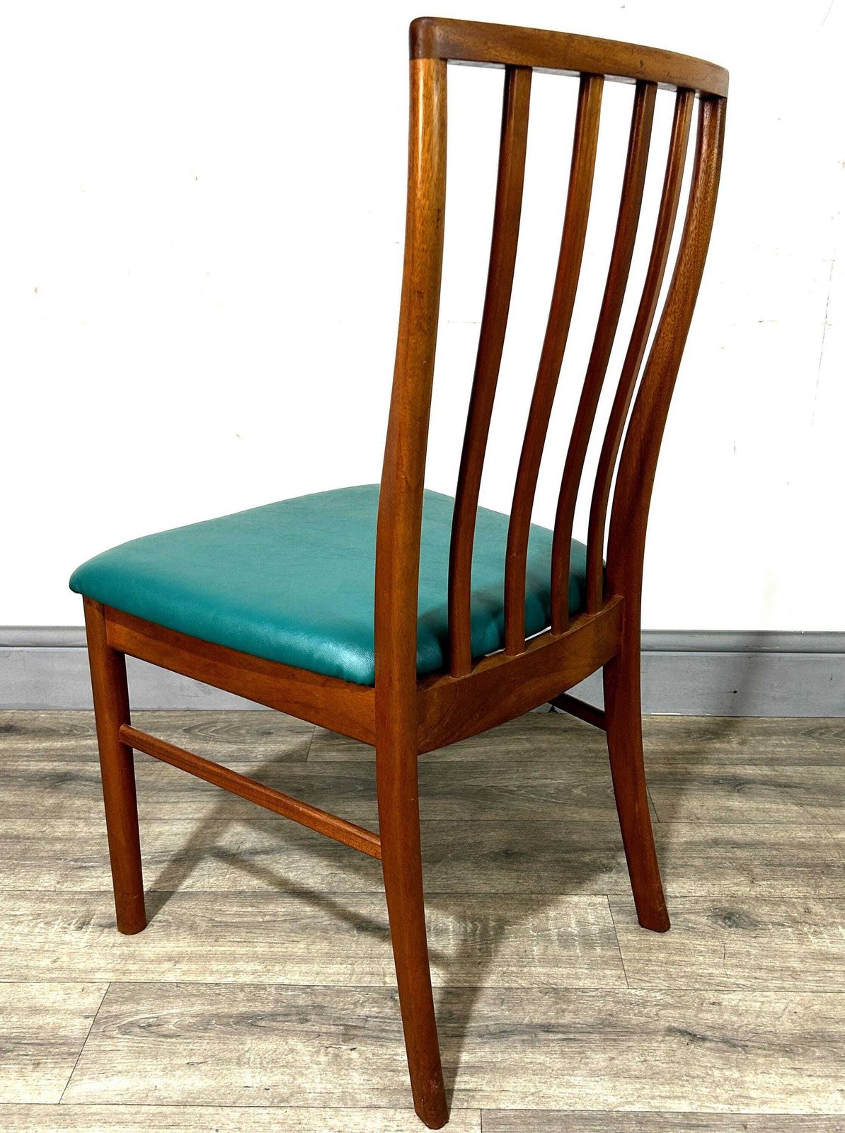 4 Refinished/Reupholstered Mid Century Teak Dining Chairs A.H. McIntosh No. 4203 1960's photo buy