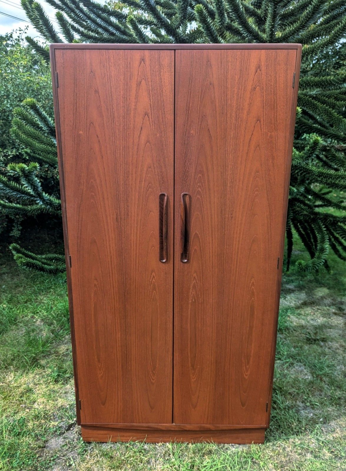 Mid Century G Plan Fresco Teak Double Wardrobe Delivery Available 0104.