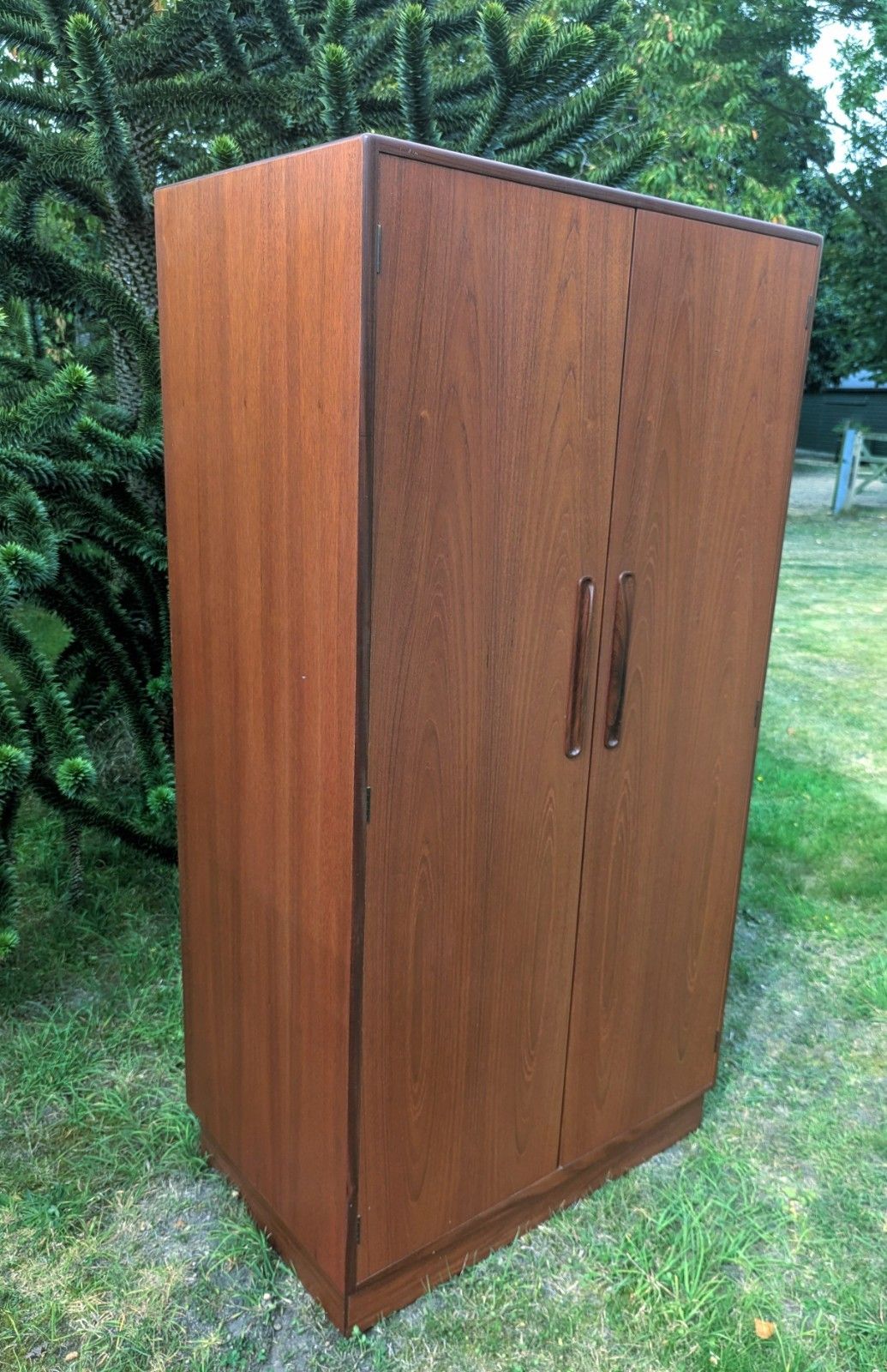 Mid Century G Plan Fresco Teak Double Wardrobe Delivery Available 0104. photo for sale