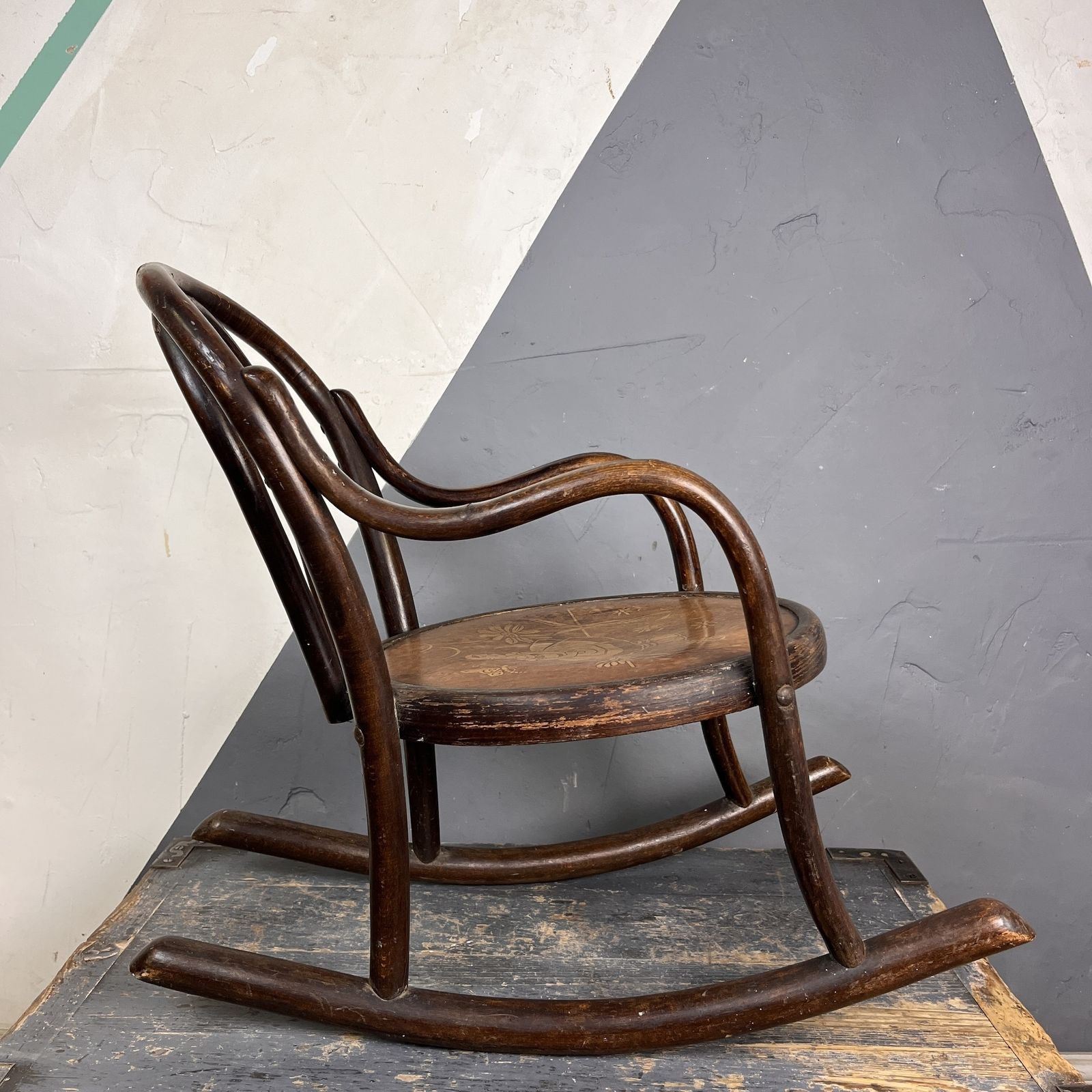 Fischel Bentwood Childs Rocking Chair photo furniture