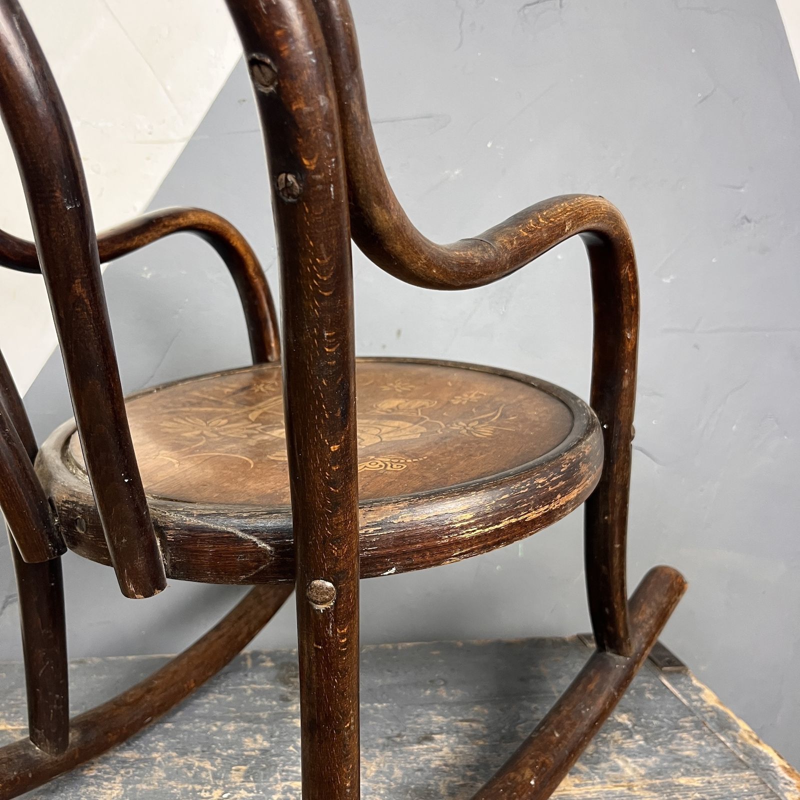 Fischel Bentwood Childs Rocking Chair photo Furniture