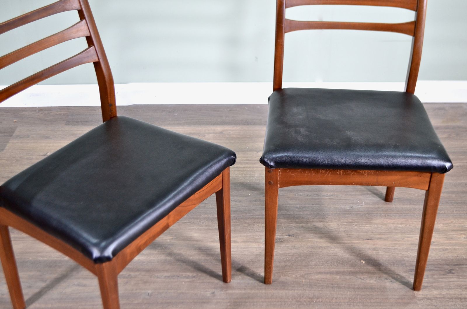 Set Of 2 Vintage Midcentury Meredew Teak Chairs. Delivery. Modern / Retro / Danish Style. photo buy