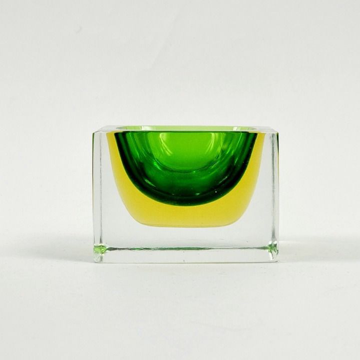 Mid Century Sommerso Murano Glass Catchall By Flavio Poli For Seguso Vetri D'arte, Italy, 1970s photo Home Decor