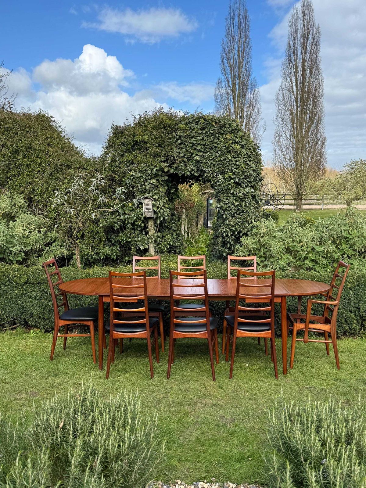 Mid Century Danish Teak Dining Table By Arne Vodder Seats 8 To 10 ;1960 photo buy