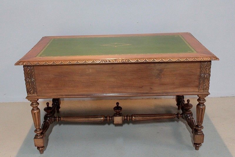 Office Walnut Taste Renaissance 20th photo vintage
