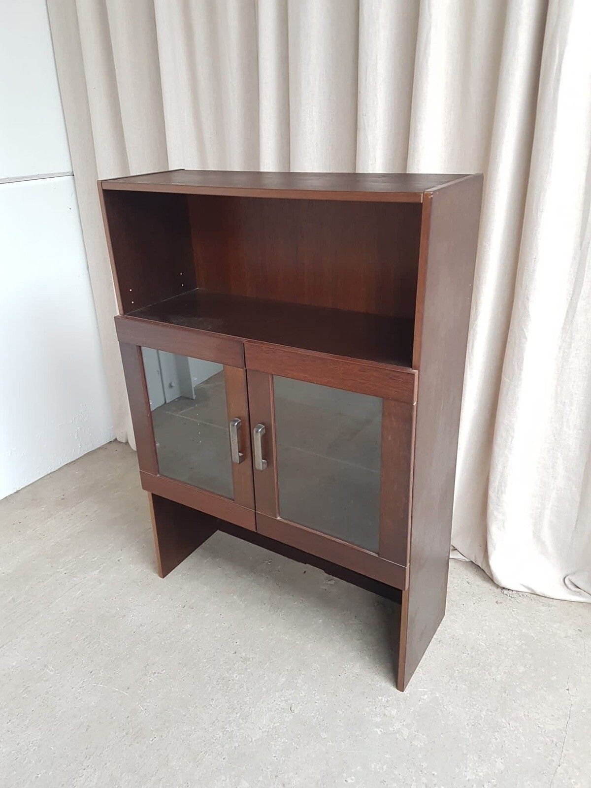 Vtg Late Mid Century Danish Bookcase Shelving Wall Unit Retro Scandi R291 photo for sale
