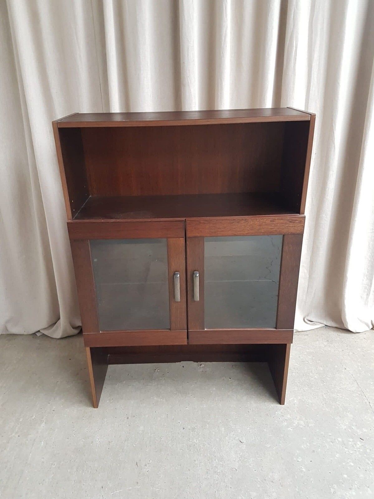 Vtg Late Mid Century Danish Bookcase Shelving Wall Unit Retro Scandi R291 photo 145.0