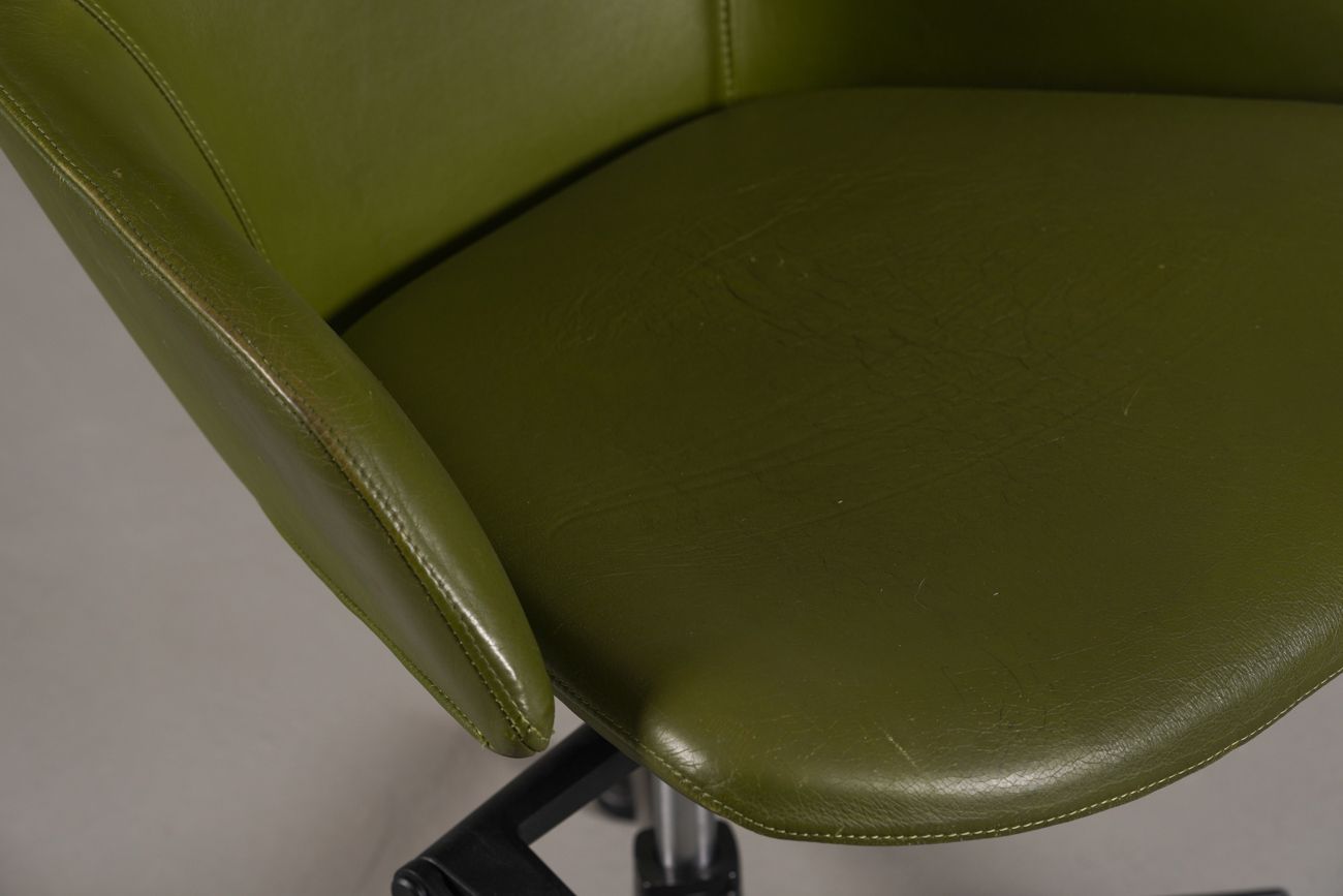 photo vinterior Leather Aston Office Chair By Arper, Italy 2000’s