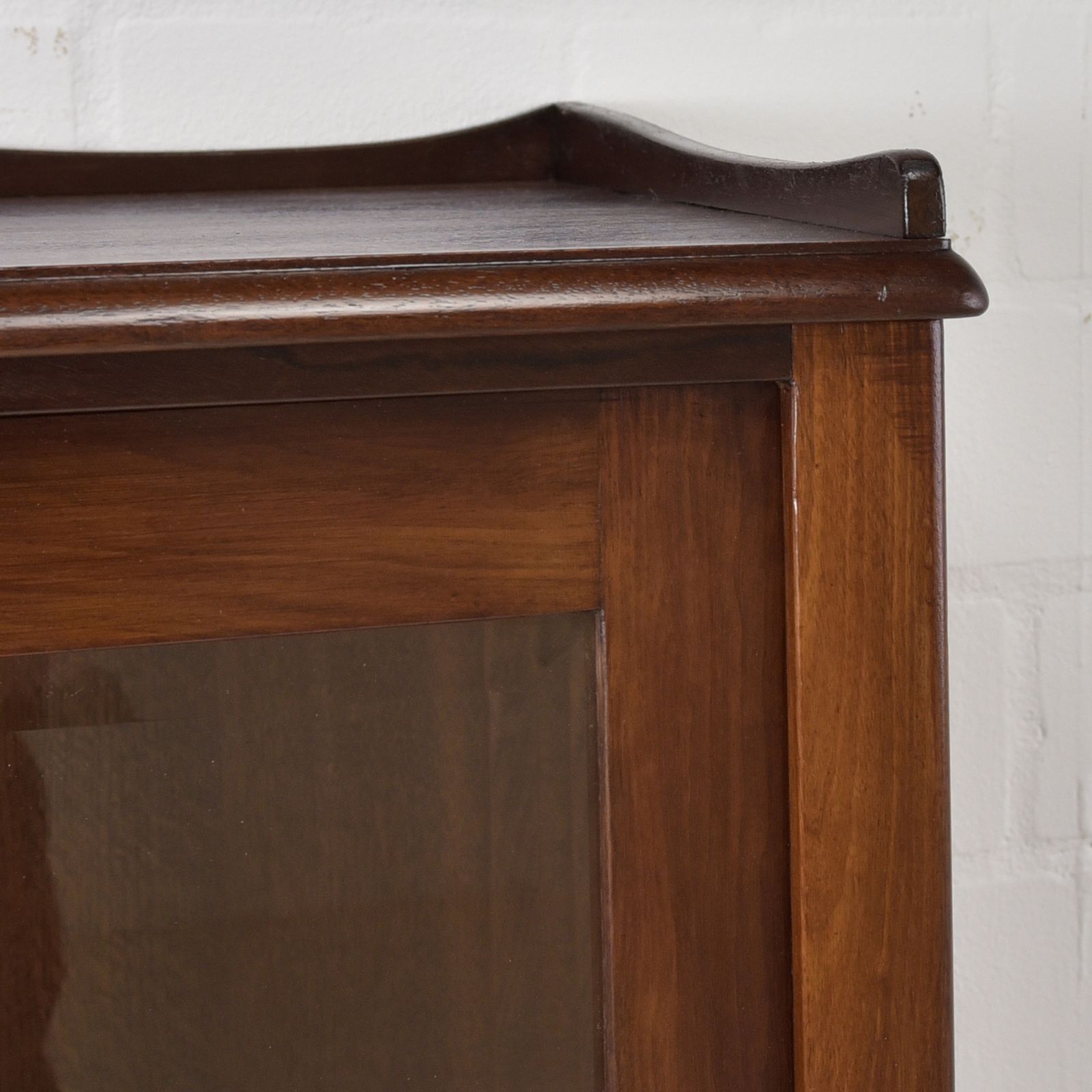 Antique! Restored Art Deco Art Nouveau Bookcase, Mahogany Display Cabinet photo buy