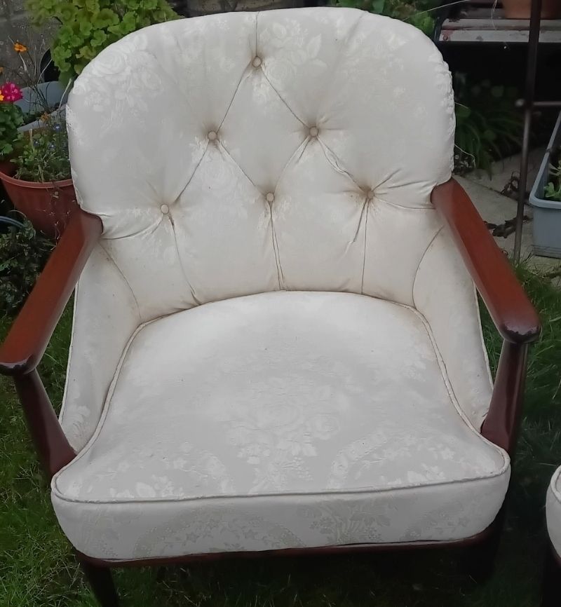 Reduced By £500 !! A Pair Of Edward Wormley Lounge Chairs By Dunbar Furnisher. photo furniture