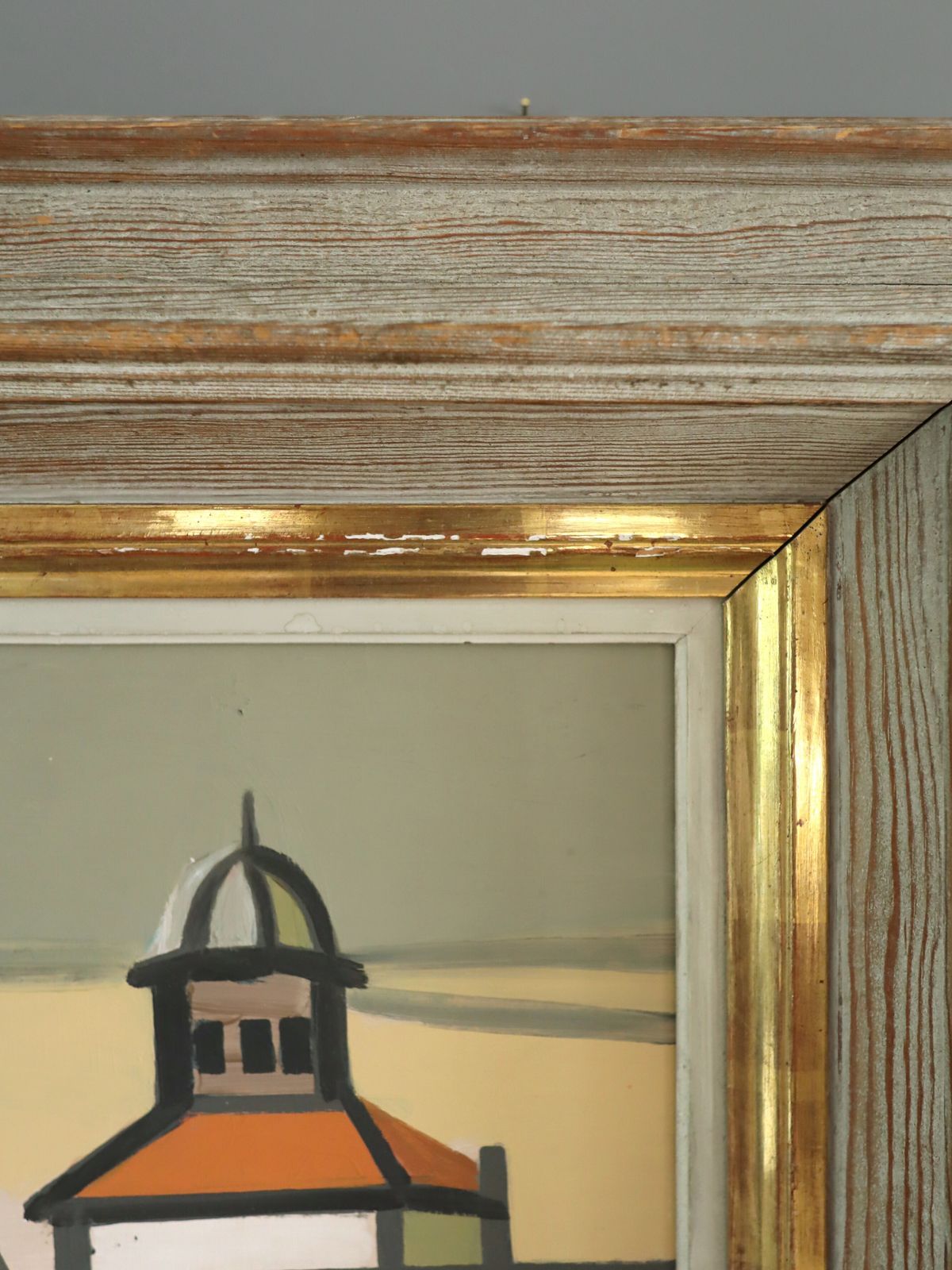 photo for sale Where Houses Gather In Oil Onto Board
