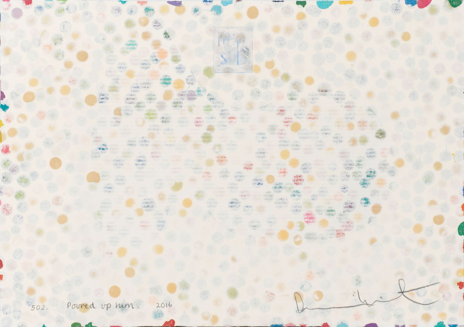 Damien Hirst The Currency Unique Painting photo furniture