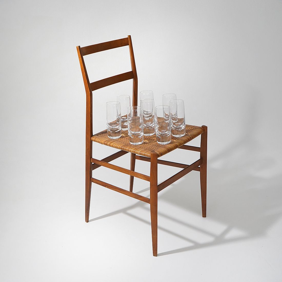 photo vinterior 8 “Pitagora Highball” Glasses By Marco Zanuso For Arnolfo Di Cambio, 1970s