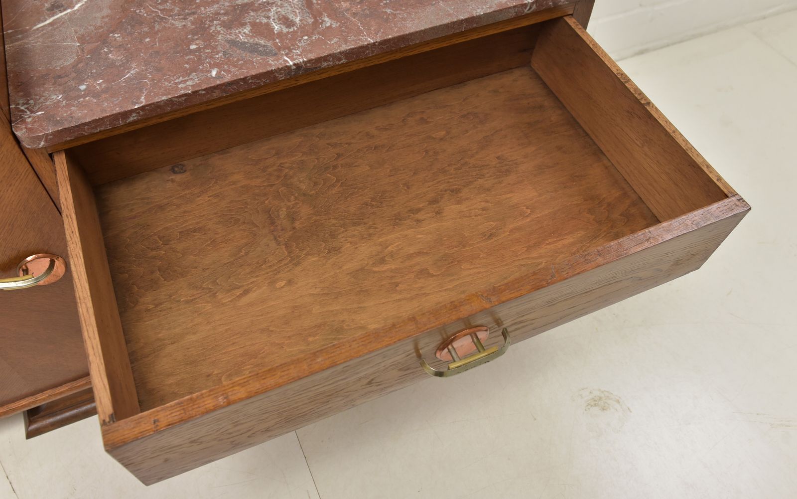 Antique! Restored Art Deco Mirrored Chest Of Drawers, Circa 1940. Washstand/Dressing Table. photo vinterior
