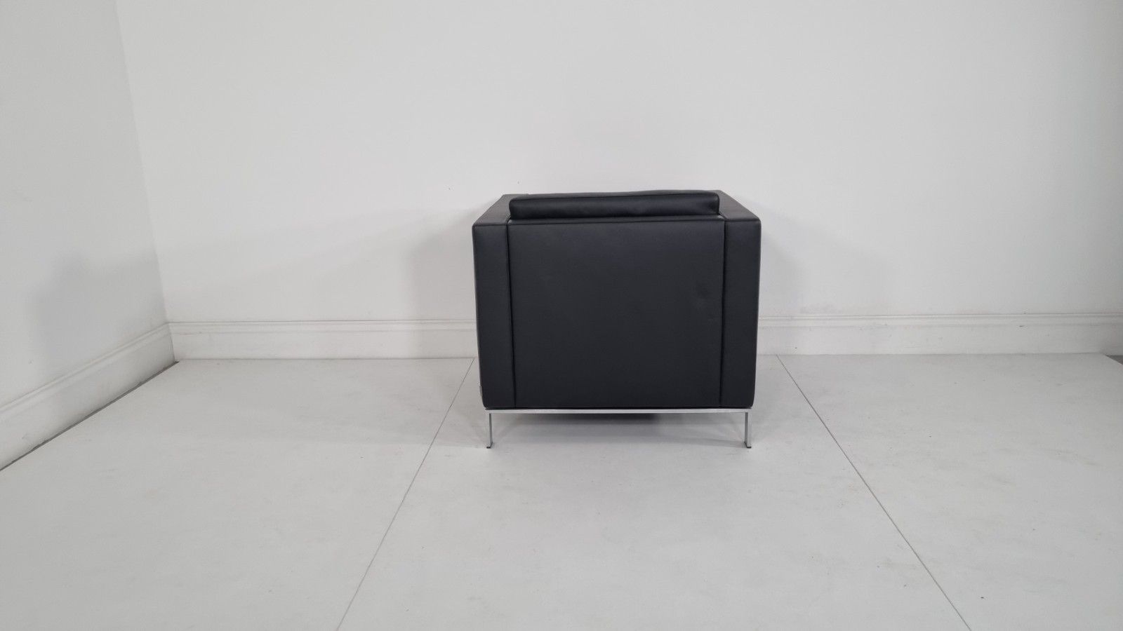 Walter Knoll Foster 500 Armchair In Black Leather Excellent Condition #1 photo buy