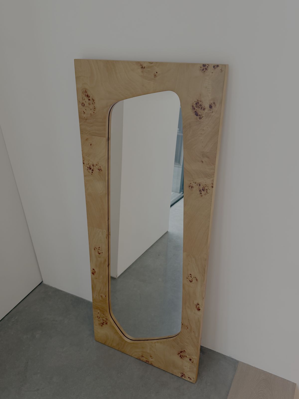 Ferm Living Folia Full Length Mirror Poplar Burl Wood photo buy