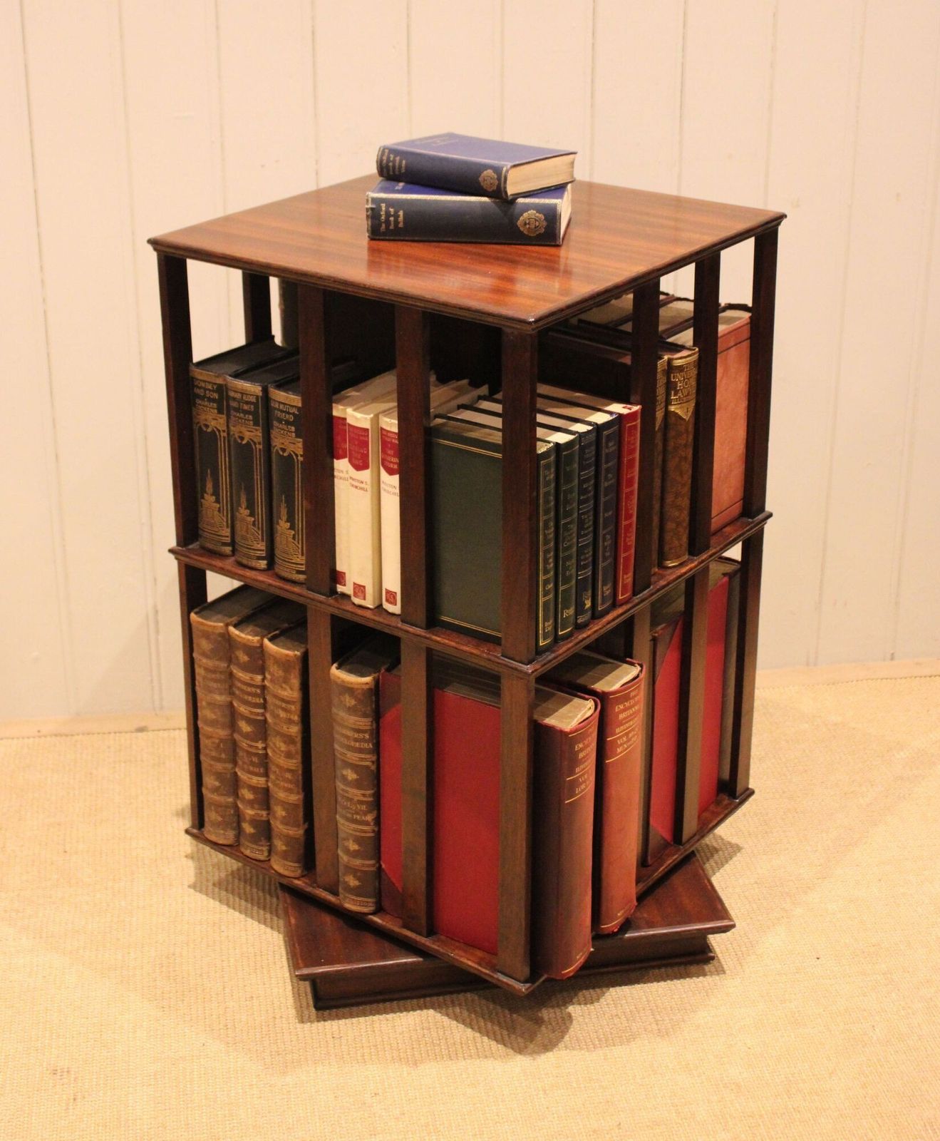 Mahogany Revolving Bookcase photo for sale