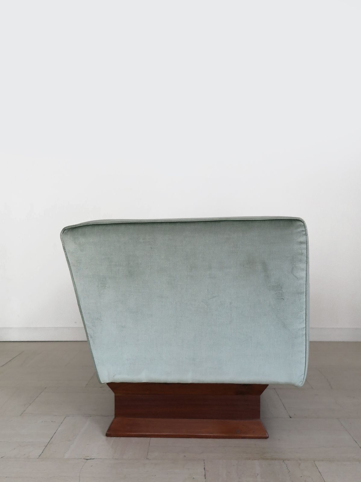 Franco Albini For Poggi Midcentury Velvet Two Seat Sofa, Italy 1960s photo vinterior
