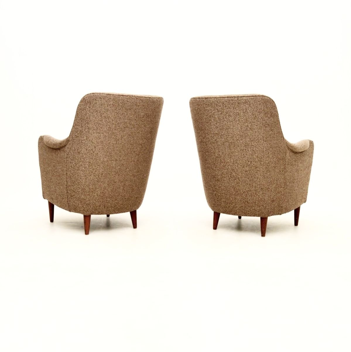 Pair Of Vintage Swedish Samsas Armchairs By Carl Malmsten photo vinterior