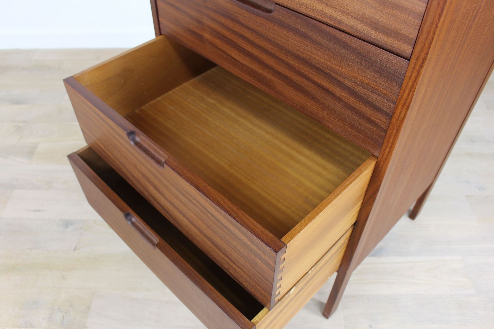 Richard Hornby Fyne Ladye Tall Chest Of Drawers photo vintage