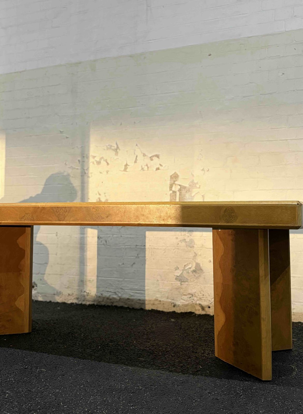 John Home For Hk Living Ltd Burr Oak Dining Table, United Kingdom Circa 1998 photo for sale