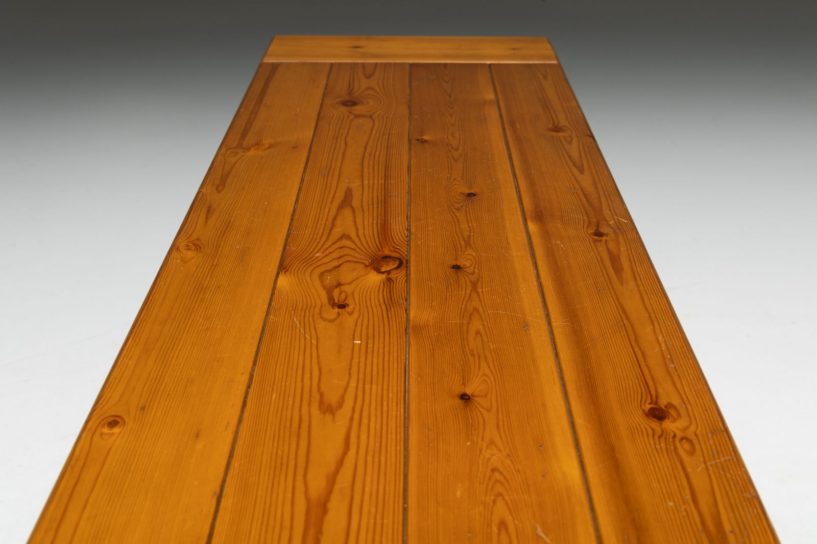 Solid Pine Wood Bench By Silvio Coppola For Fratelli Montina, Italy, 1970s photo buy