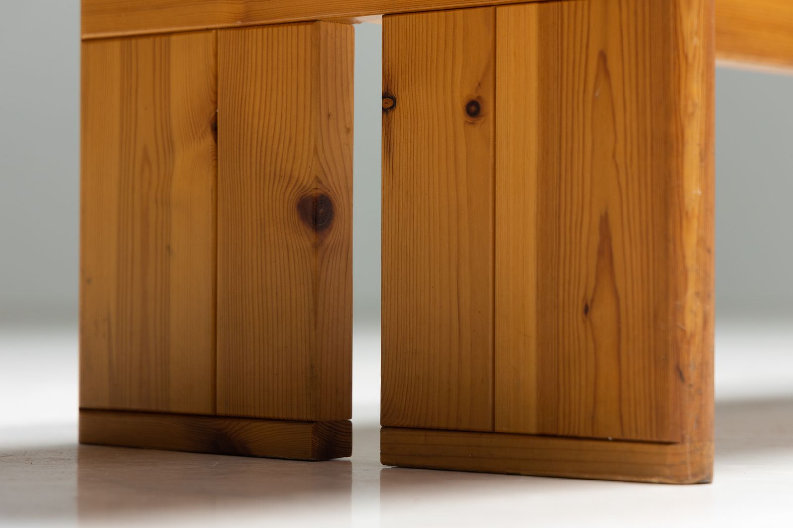 photo furniture Solid Pine Wood Bench By Silvio Coppola For Fratelli Montina, Italy, 1970s