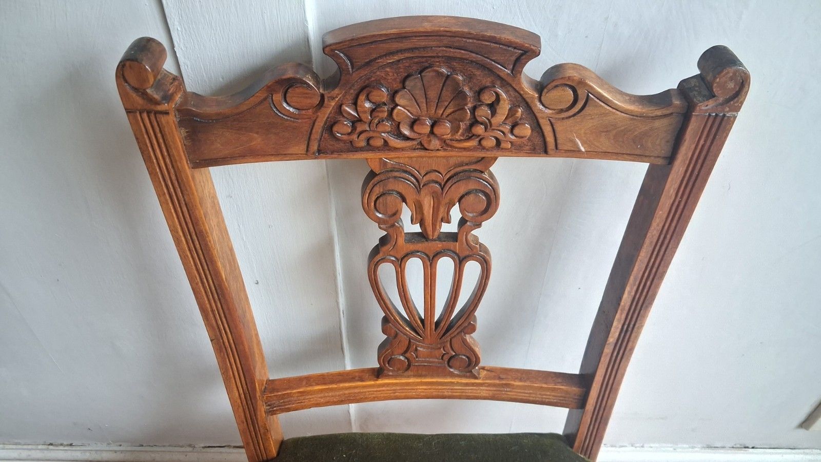 Quaint Victorian Circa 1890 Mahogany Upholstered Bedroom /Nursing /General Chair photo for sale