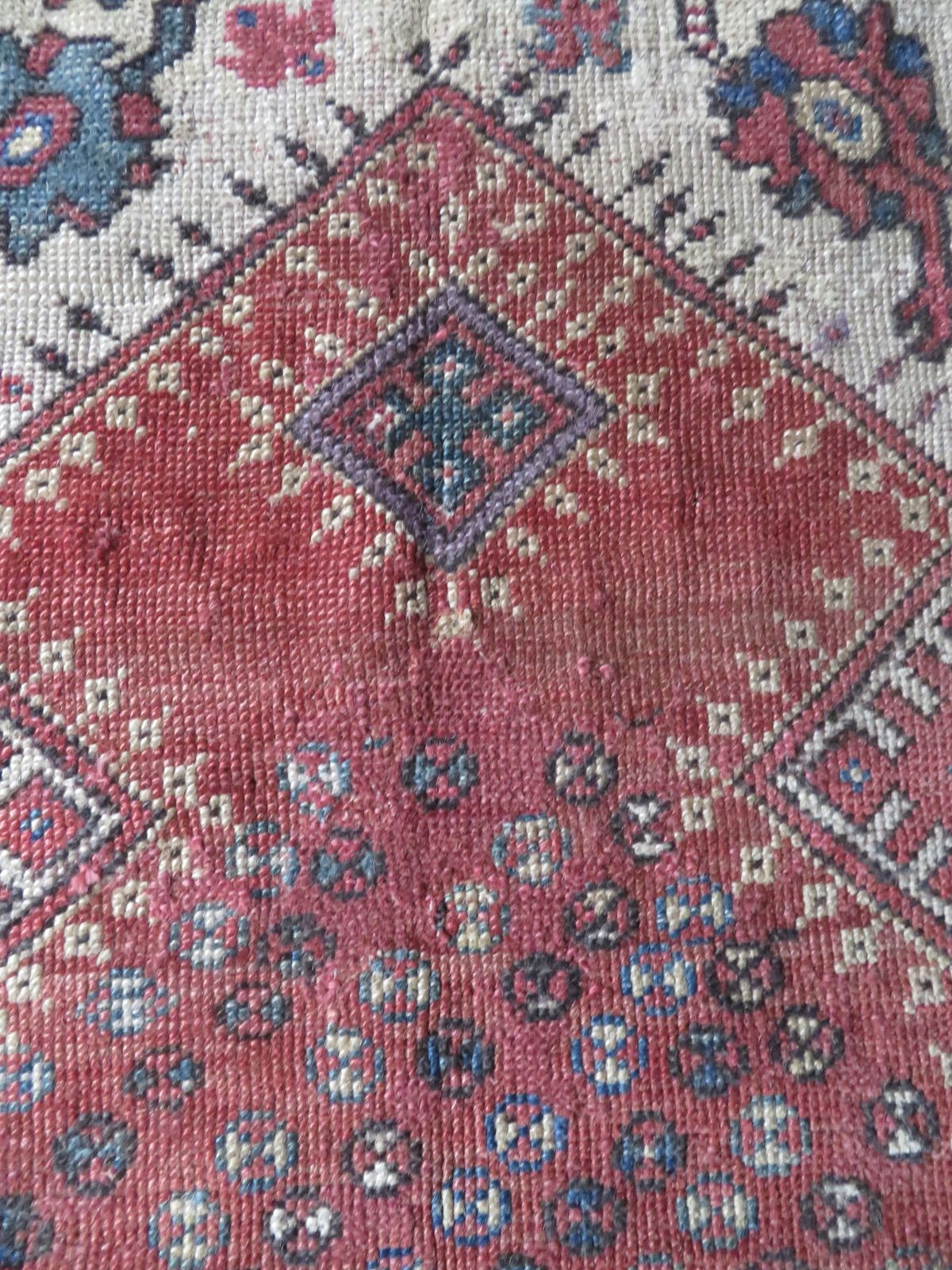 photo furniture Antique Turkish Milas Melas Prayer Rug.Circa 1860. 162cm X 120cm.