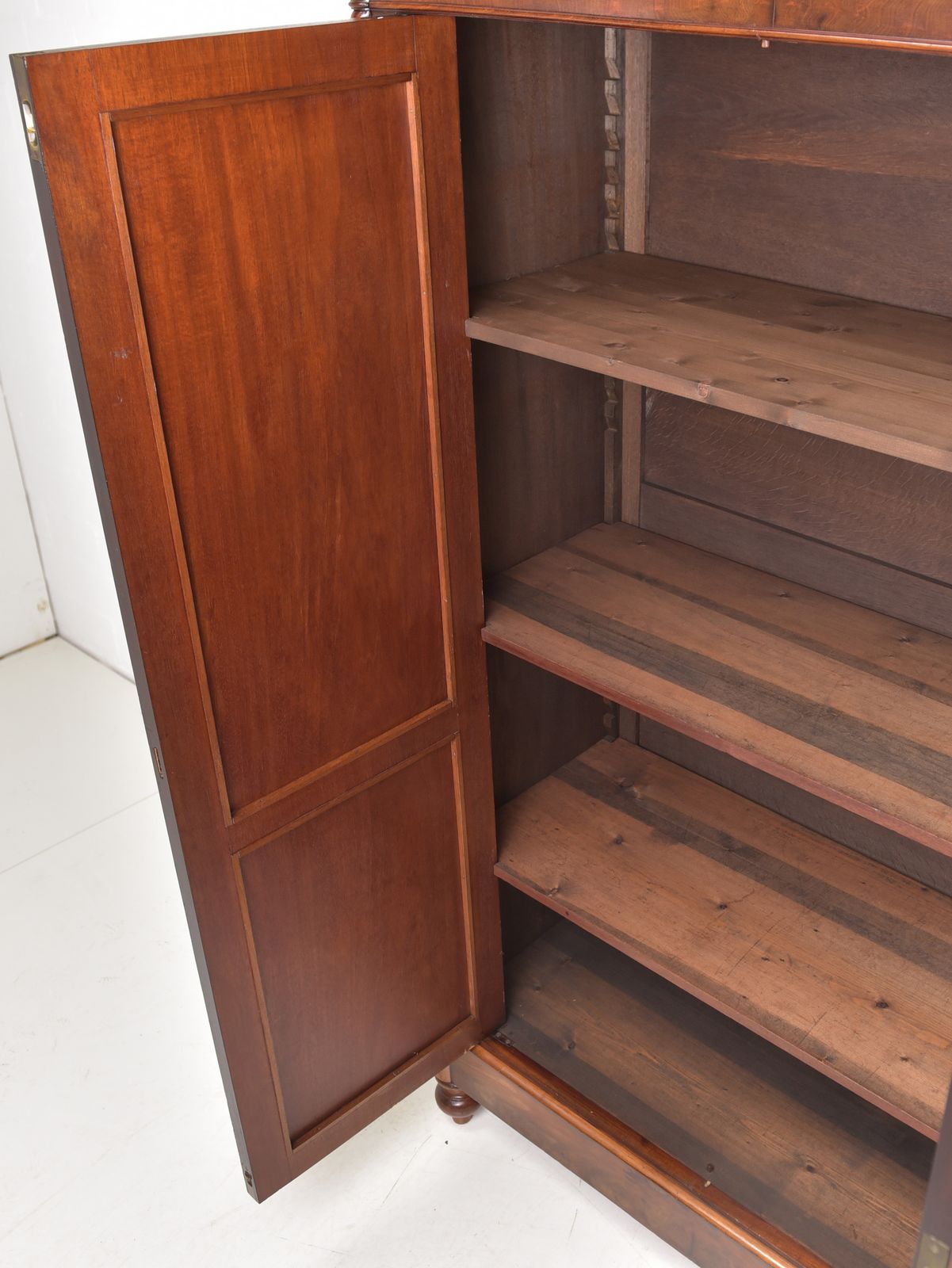 Antique! Restored Mahogany Louis Philippe Shelving Unit. photo Furniture