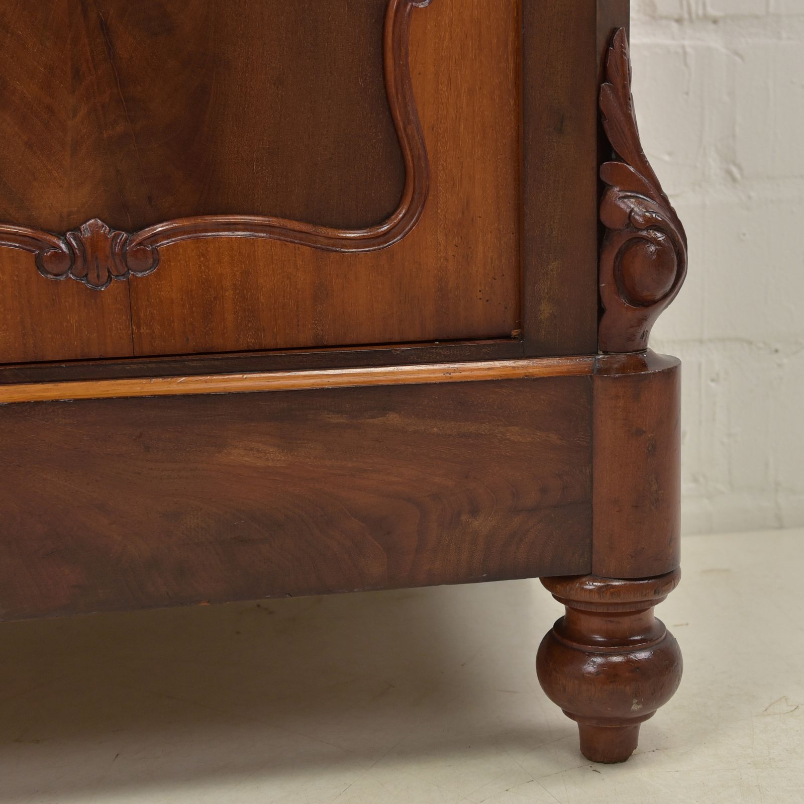 Antique! Restored Mahogany Louis Philippe Shelving Unit. photo buy
