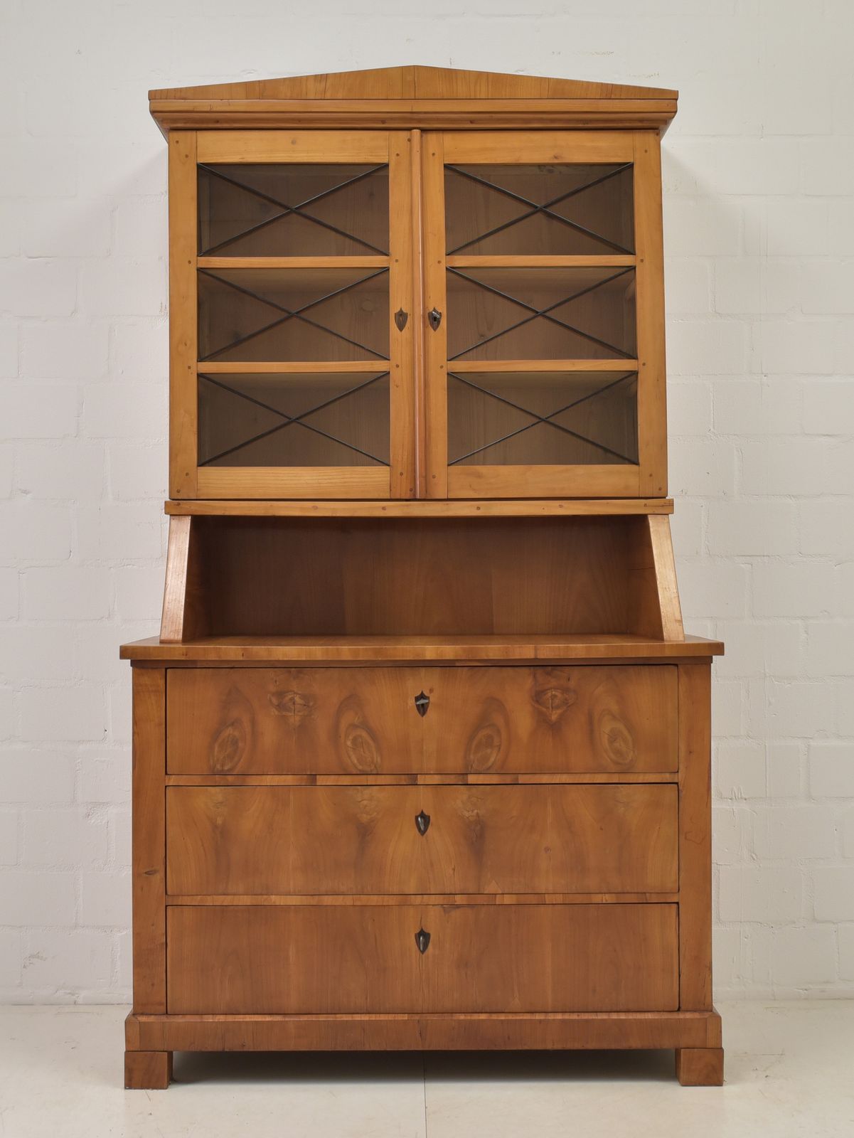 Antique! Small Buffet Cabinet, Restored, Cherrywood, Biedermeier Style, Circa 1920 photo furniture