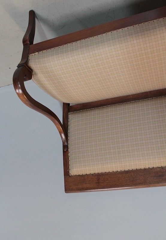 19th Century Walnut Restoration Bench photo Furniture