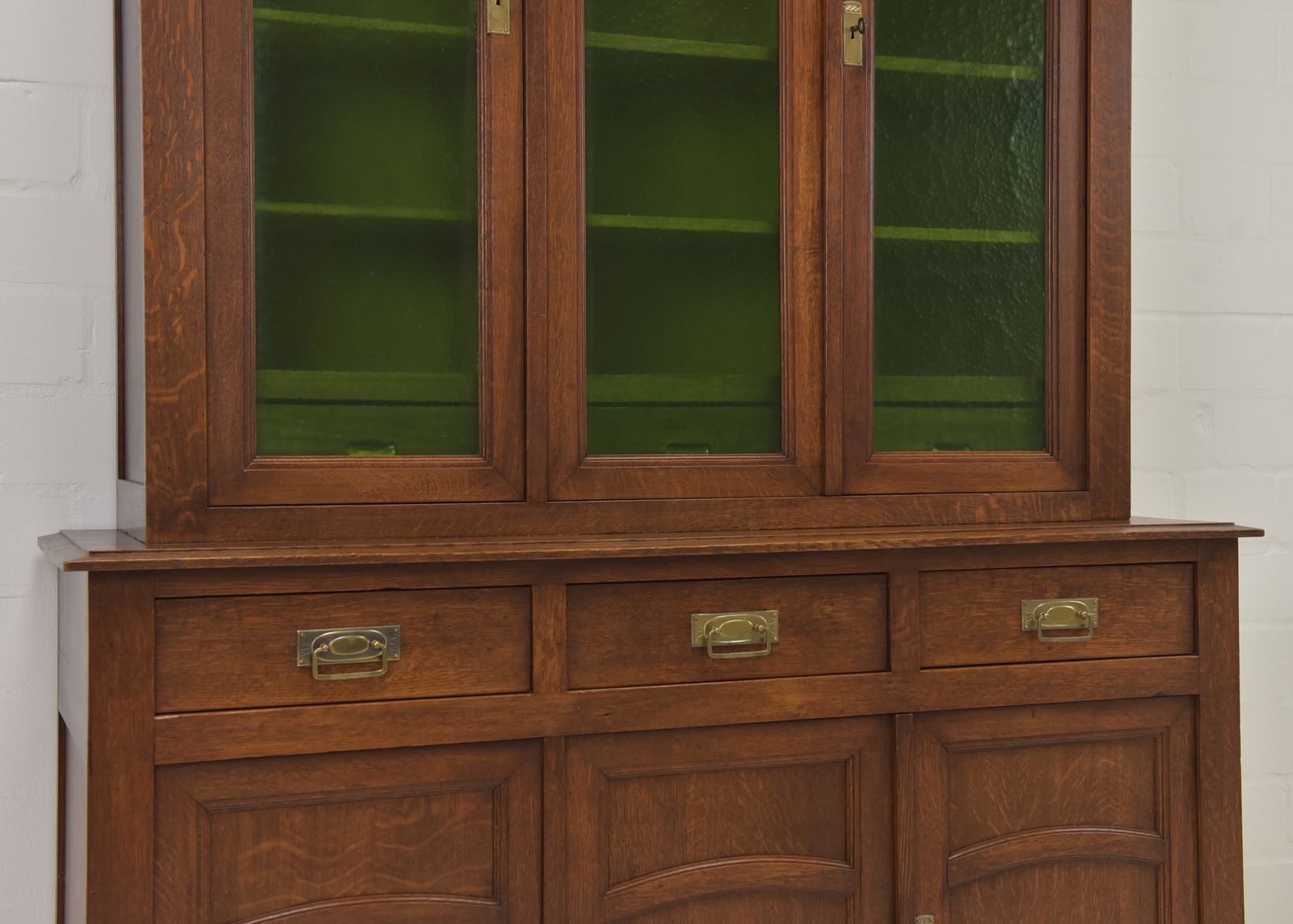 photo furniture Antique! Restored Art Nouveau/Art Deco Oak Buffet Cabinet/Display Cabinet