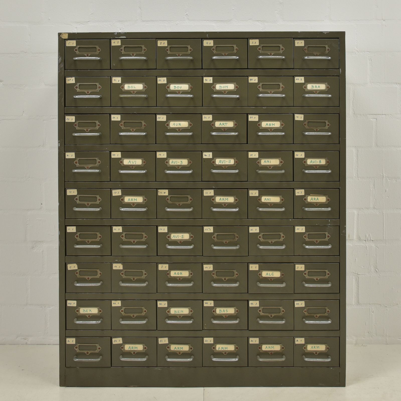 Vintage Metal Cabinet, Workshop Cabinet, Filing Cabinet, Industrial Style, Drawers, Green photo furniture