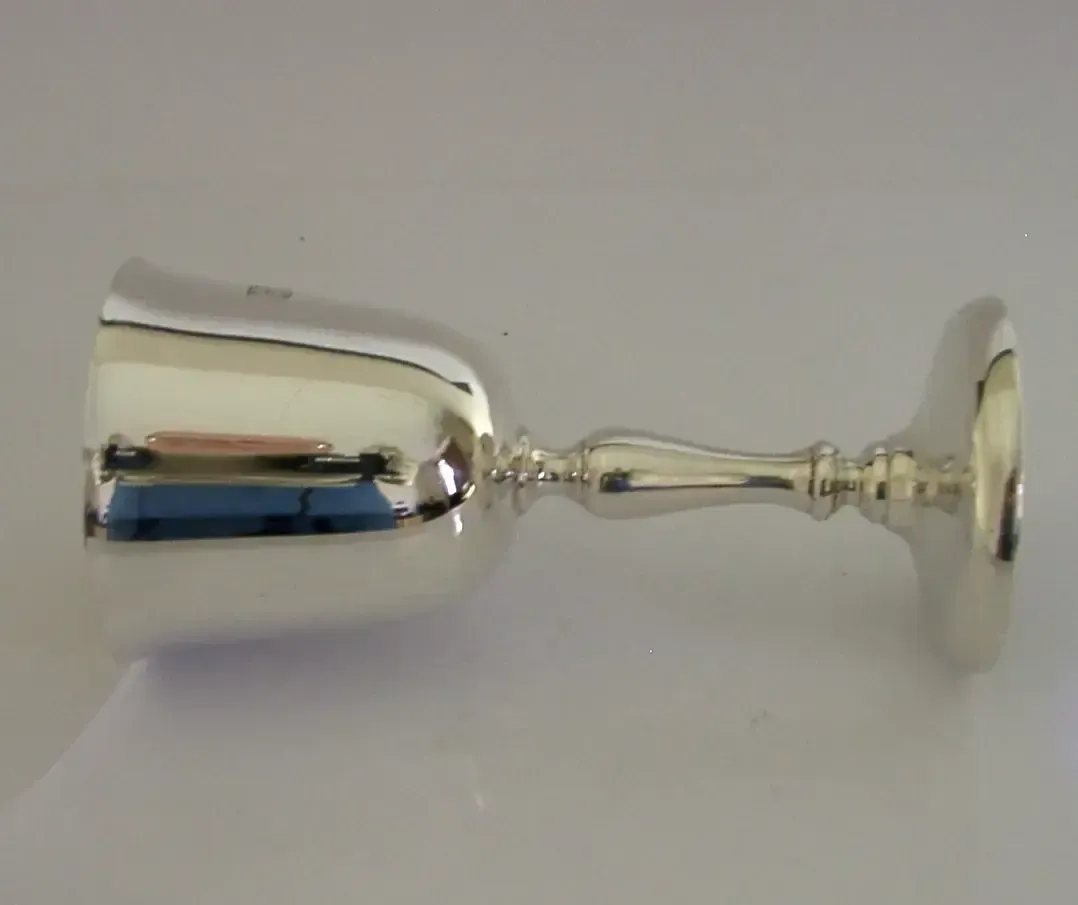 Calice en argent massif sterling, barware, 1971, 128 g photo vinterior