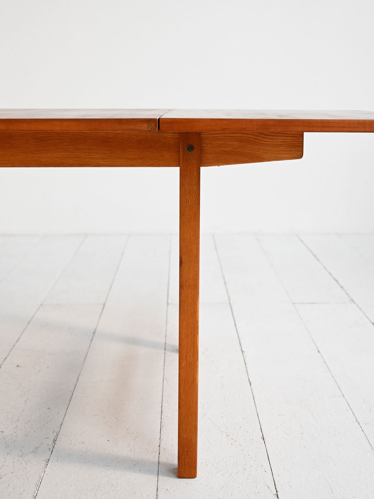 Extendable Scandinavian Teak And Oak Table From The 1960s photo buy