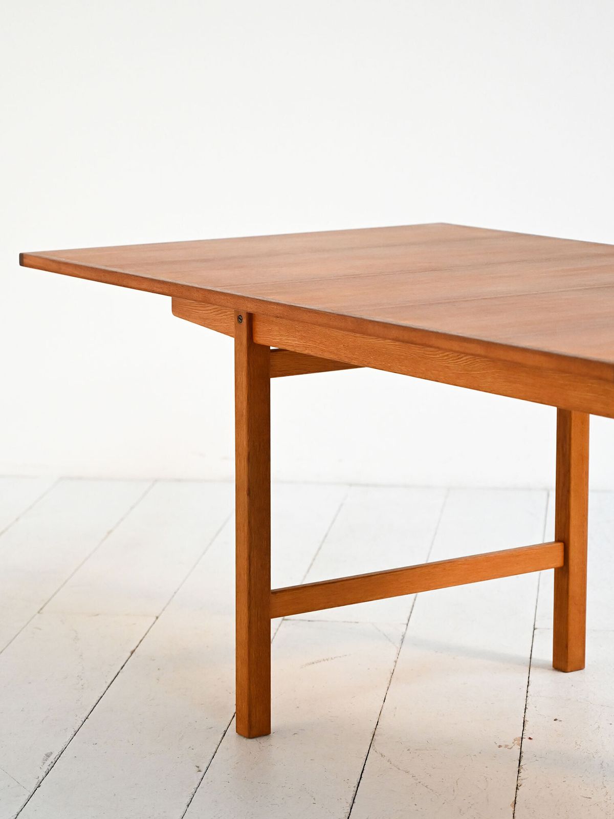 photo for sale Extendable Scandinavian Teak And Oak Table From The 1960s