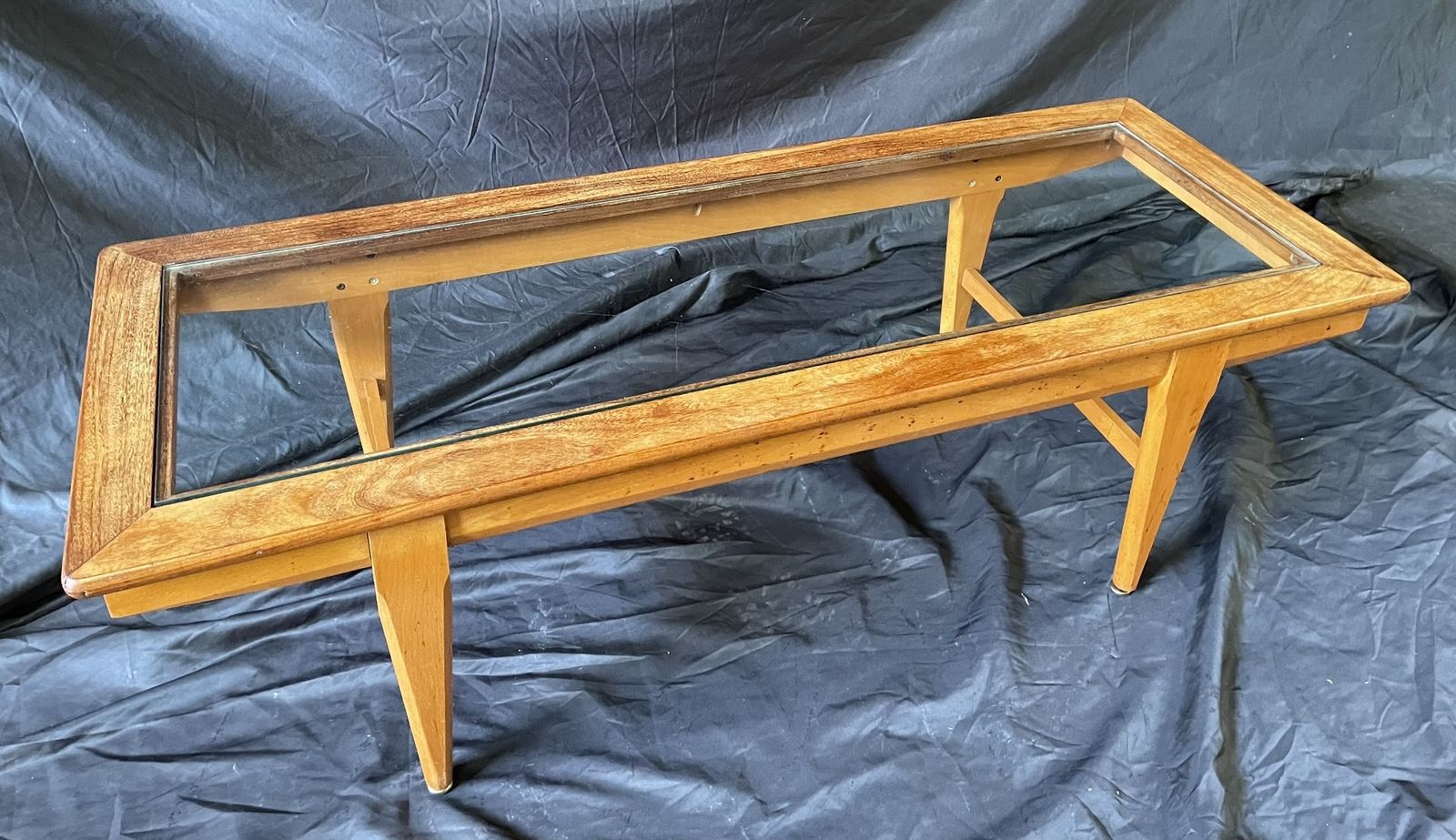Mid Century Teak & Glass Coffee Table – G Plan Fresco Style, 1960s photo Furniture