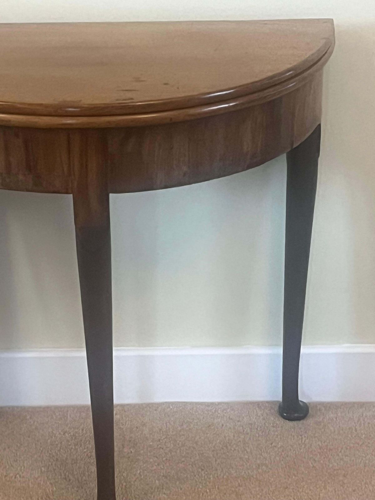 George 1st Folding Card Or Tea Table , Opening To Circular Form, English Ca 1720 photo vinterior