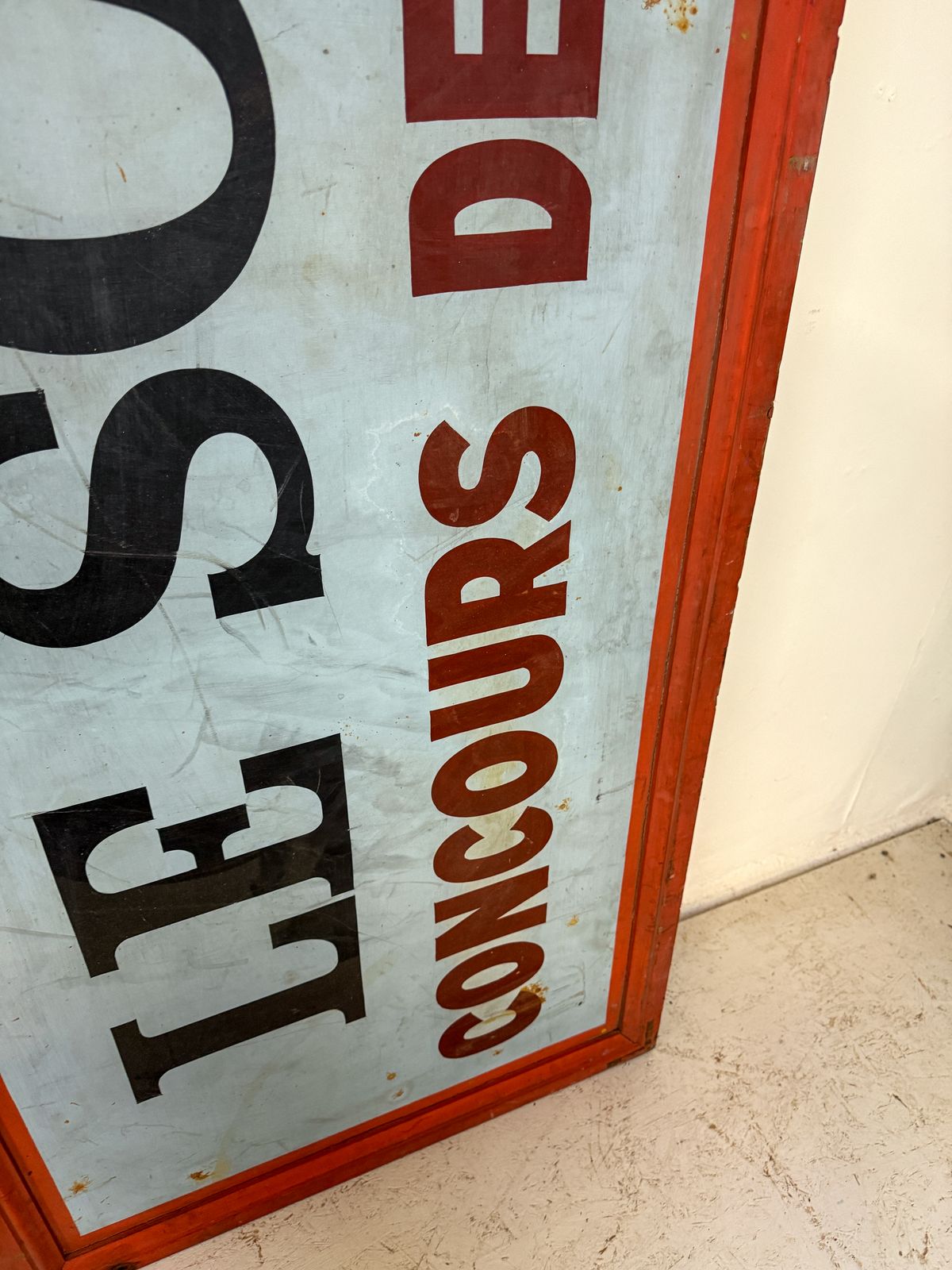 Large Antique French Advertising Sign photo 750.0