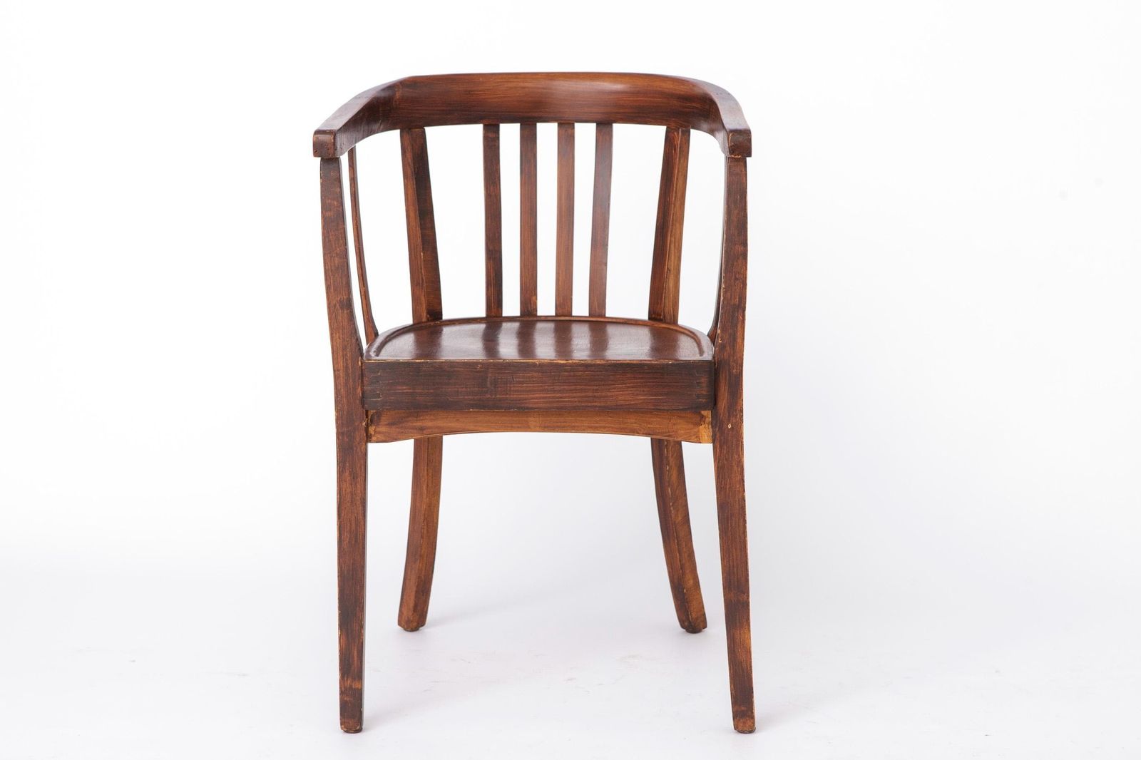 Vintage Armchair 1950s Germany, Beech Wood, Mid Century Accent Chair, Wooden Arm Chair