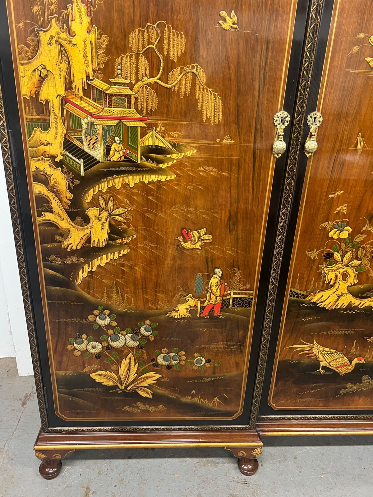 photo for sale Stunning Chinoiserie Bedroom Suite By Maples & Co.