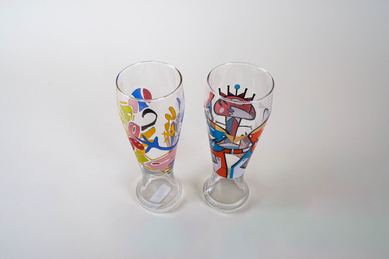 Set Of Collector's Glasses, 1990s, Designer: Maarten Vrolijk, Manufacturer: Ritzenhoff photo for sale