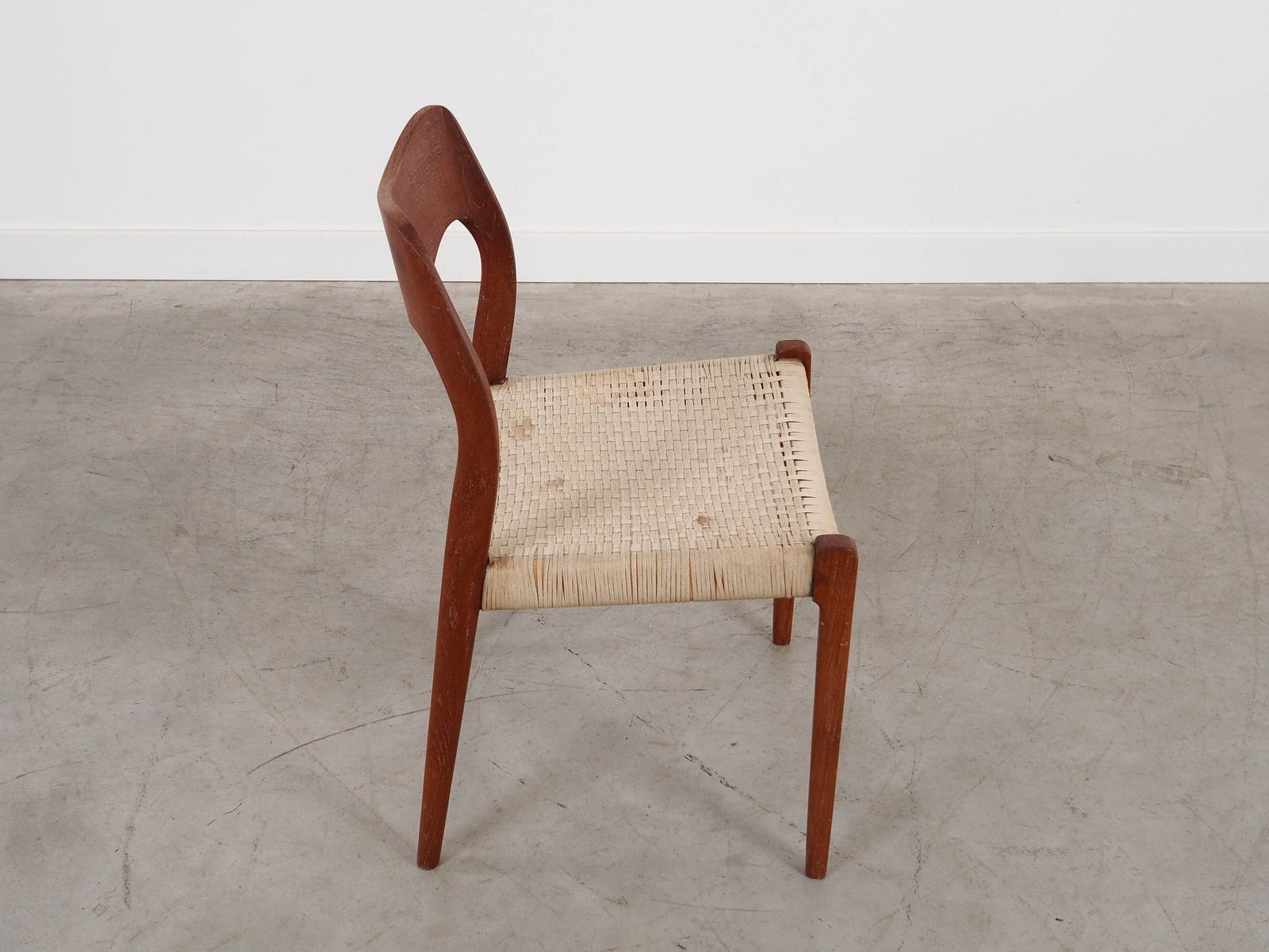 Teak Chair, Danish Design, 1960s, Designer: Niels Otto Møller photo vintage