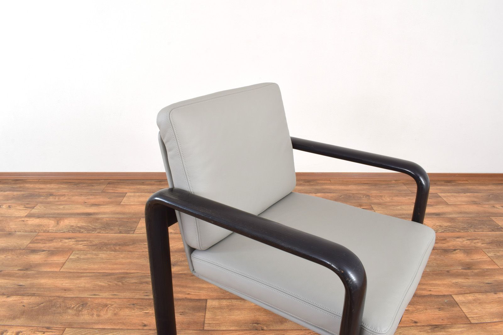 photo vinterior Mid Century Leather Lounge Chairs By Burkhard Vogtherr For Rosenthal, 1970s, Set Of 2