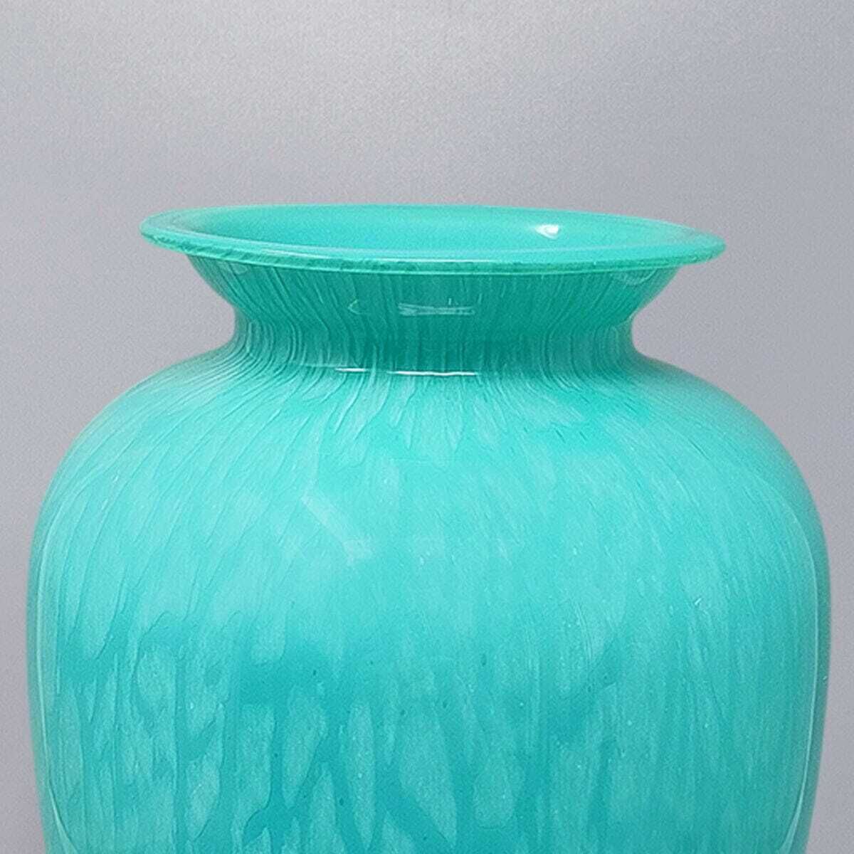 1970s Exquisite Handcrafted Murano Vase By V.A.M. In Murano Glass. Made In Italy photo 395.0