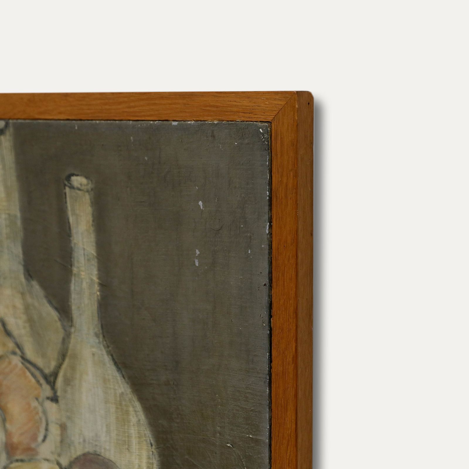 Norbert Feliers (1924 2014) 1970 Oil, Peaches And Bottles photo 595.0