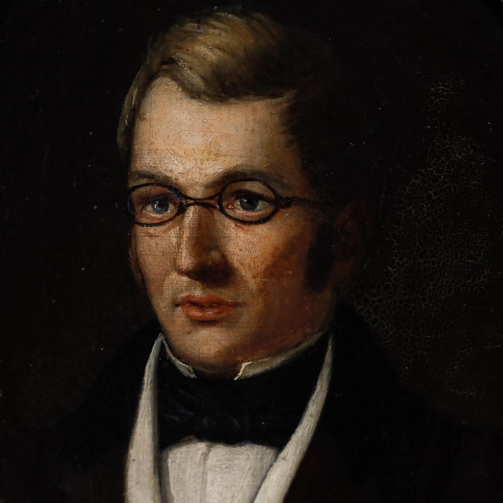 Framed 19th Century Oil Portrait Of A Gentleman photo Art